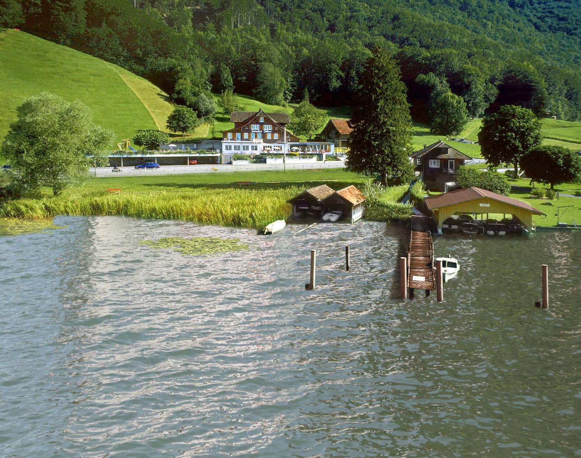 Landgasthof Zollhaus Sachseln Exterior foto