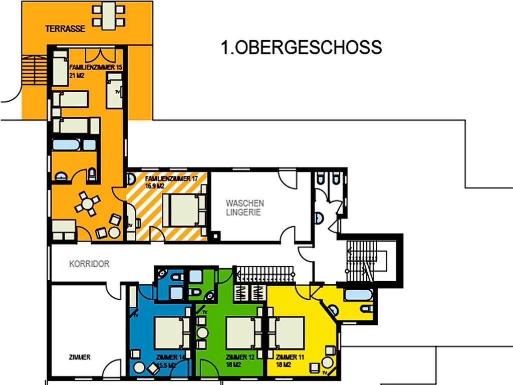 Landgasthof Zollhaus Sachseln Exterior foto